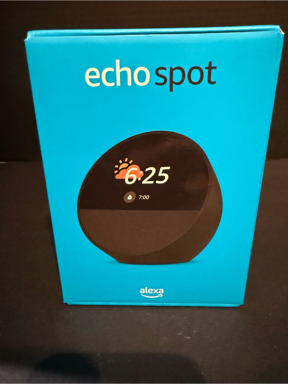 Amazon Echo Dot (with Clock) Black and Teal